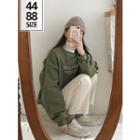 Letter-printed Loose-fit Pullover