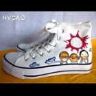 Back To School High-top Canvas Sneakers