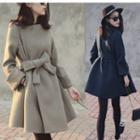 Plain Bow Coatdress