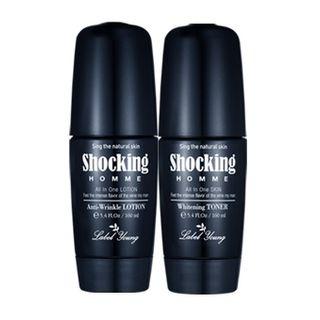 Label Young - Shocking Homme Set: Skin 160ml + Lotion 160ml
