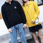 Couple Matching Polo Sweater / Straight-cut Jeans