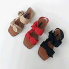 Bow-strap Sandals