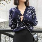 Animal-pattern Sweater / Cardigan