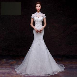 Embellished Mermaid Wedding Dress