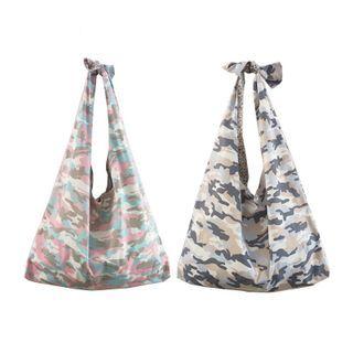 Camo Print Shopper Bag