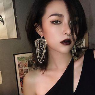 Layered Chain Dangle Earring