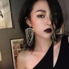 Layered Chain Dangle Earring