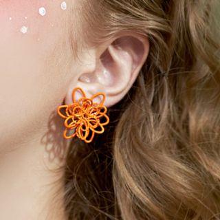 Wirework Flower Earring