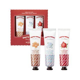 Skinfood - Merry Sweet Shea Butter Perfumed Hand Cream Set (holiday Edition) 3pcs 30ml X 3pcs