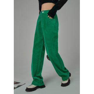 [no One Else] Corduroy Zipped Boot-cut Pants