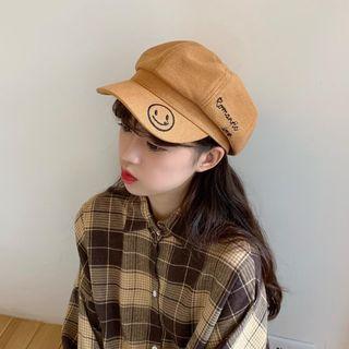 Smiley Newsboy Cap