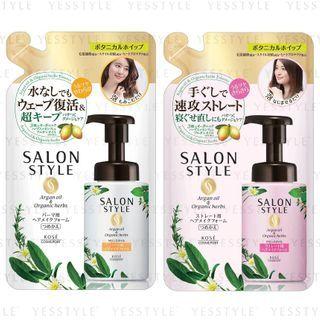 Kose - Salon Style Argan Oil & Organic Herbs Hair Make Foam Refill 180ml - 2 Types