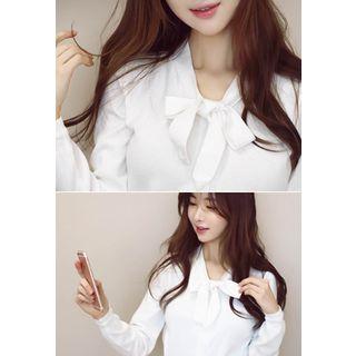 Tie-neck Cardigan