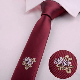 Set:skinny Tie + Tie Clip
