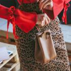 Genuine-leather Mini Bucket Cross Bag
