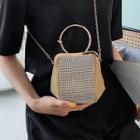 Rhinestone Chain Shell Bag