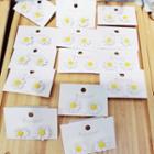 Daisy Earring 1 Pair - White & Yellow - One Size
