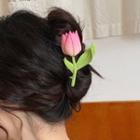 Flower Hair Claw 1 Pc - Pink - One Size