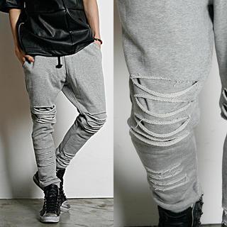 Distressed Harem Pants