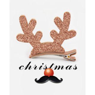 Glitter Horn-shape Hair Clip