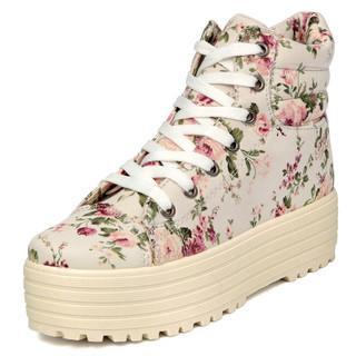Floral Platform Sneakers