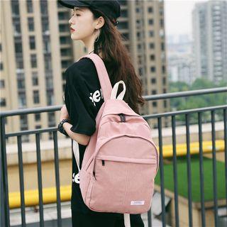 Tagged Canvas Backpack