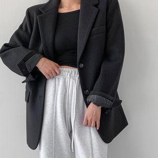 Single-breasted Loose-fit Blazer One Size