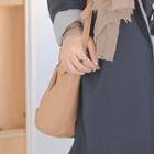Tasseled Flap Genuine-leather Cross Bag