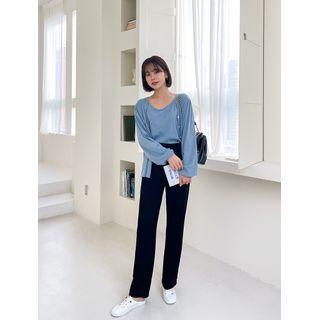 Ribbed Cardigan & Matching Cami Set