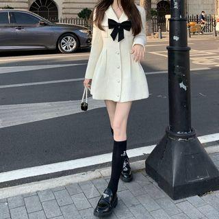 Bow Blazer Short Dress