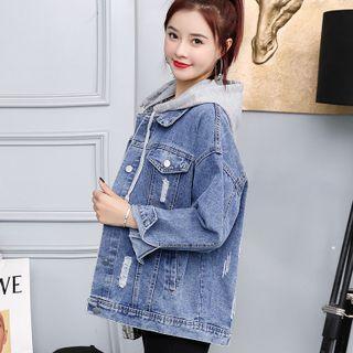 Detachable Hood Denim Jacket (various Designs)