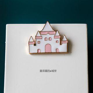 Castle Brooch As Shown In Figure - One Size