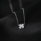 Clover Pendant Sterling Silver Necklace Necklace - 925 Silver - Clover - Silver - One Size