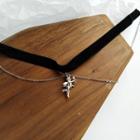 Cupid Pendent Choker 1 Pc - As Shown In Figure - One Size