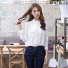 Long Sleeve Ruffle Shirt