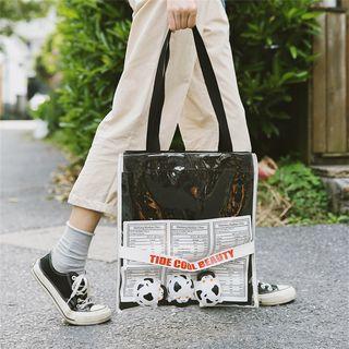 Canvas Tote Bag With Dolls
