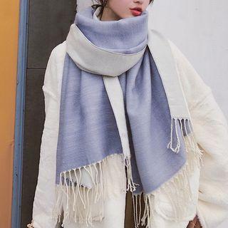 Double Sided Fringed Scarf