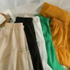 Pearl-trim Mesh Midi Skirt In 5 Colors