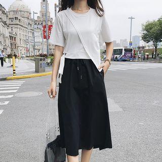 Set: T-shirt + A-line Skirt