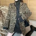 Leopard Blazer / Turtleneck Sweater