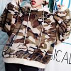 Leopard Furry Hoodie