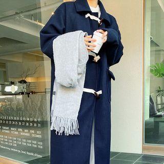 Toggle-button Long Duffle Coat
