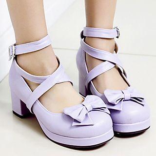 Strappy Bow Pumps