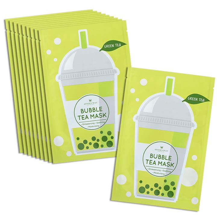 Annies Way - Bubble Tea Mask (green Tea) 10 Pcs