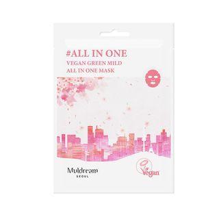 Muldream - Vegan Green Mild All In One Mask 25ml X 1 Pc