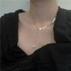 Faux Pearl Pendant Y Choker Necklace - Pendant - One Size