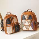 Sequined Colour Block Backpack
