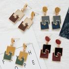 Puzzle Drop Earring