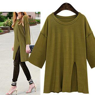 Side Slit Long Sleeve Tunic
