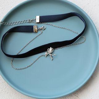 Angel Velvet Choker